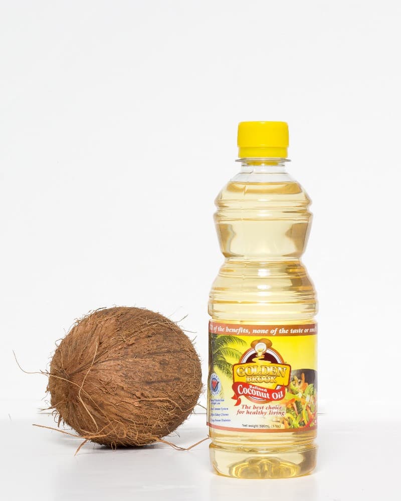 Refined odourless coconut oil